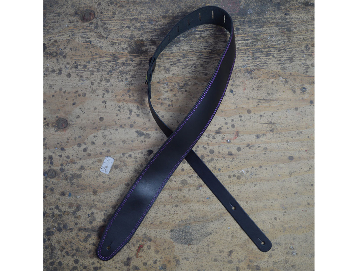 Colonial leather guitar shop straps