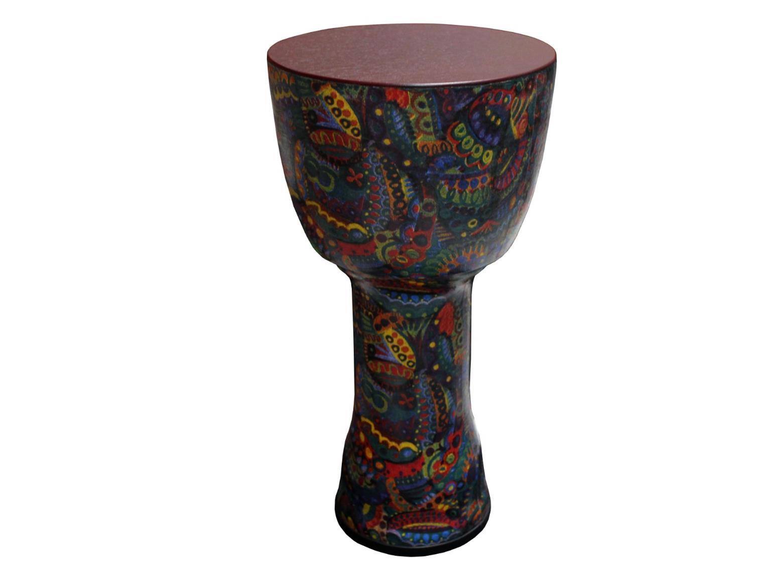 RHYTHM WAVE Djembe Cajon 60cm Drum Sarong Finish