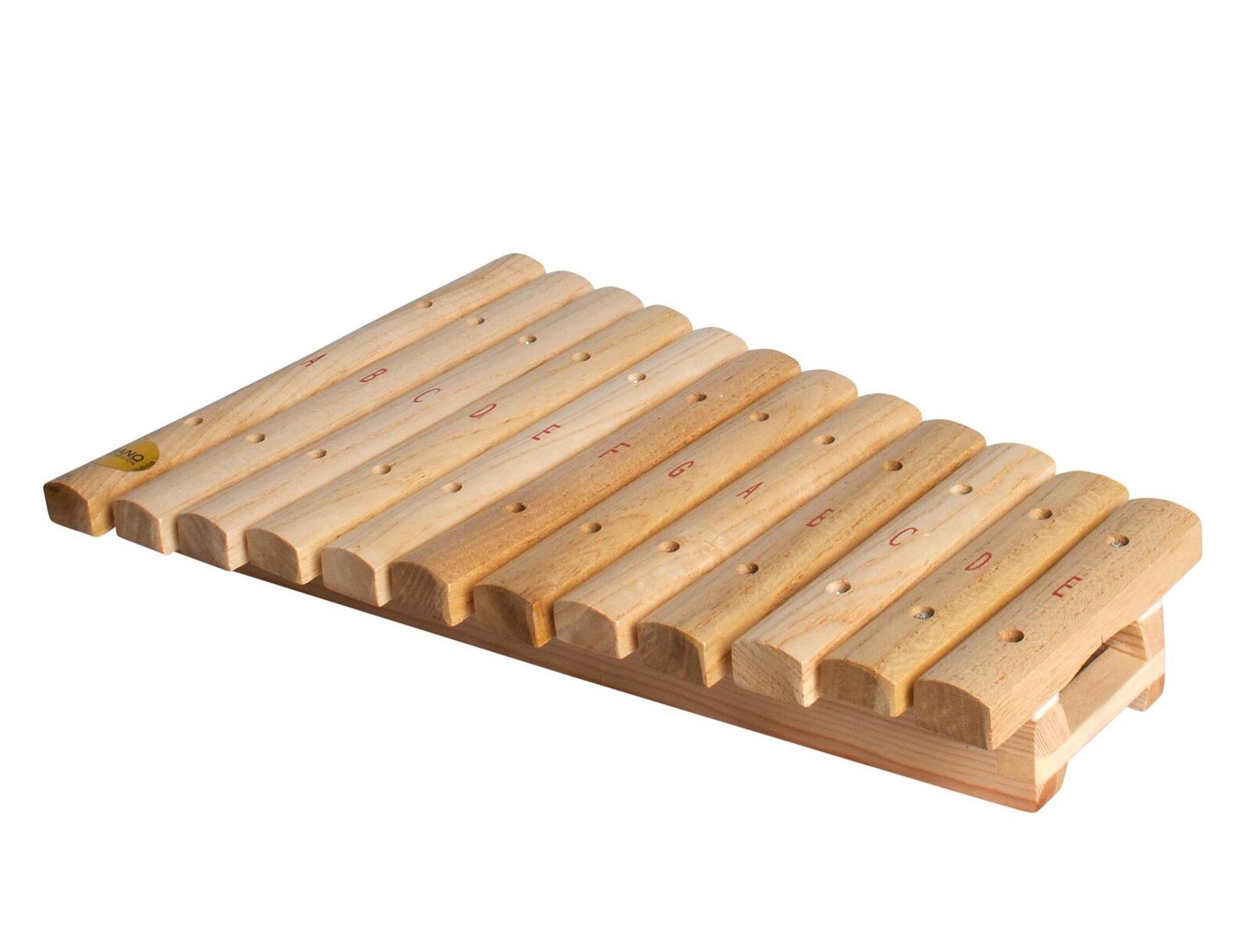 Mano Percussion - Xylophone en bois, 8 notes avec mailloches