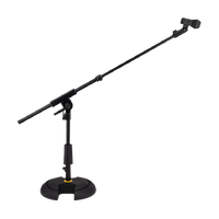HERCULES MS120BPRO Low Profile Microphone Boom Stand W/ Solid Base