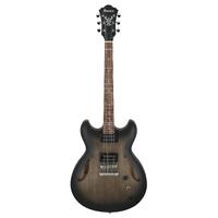 IBANEZ AS53 Artcore Trans Black Semi-Hollowbody Electric Guitar