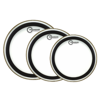AQUARIAN Performance 2 PF-A Clear Drumhead Pack 10-12-14