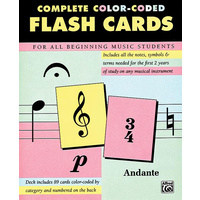 Alfred Complete Colour Coded Flashcards