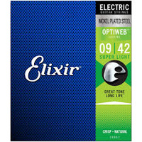 09-42 Elixir Optiweb Electric String Set