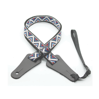 DSL Ukulele Weaving 25UKPOLY-HILL-WHITE Ukulele Strap