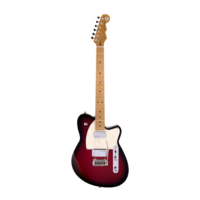 REVEREND Crosscut W Metallic Red Burst Guitar
