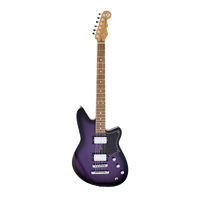 REVEREND Descent RA Purple Burst Baritone Electric Guitar