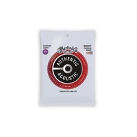 MARTIN Authentic Treated Acoustic Guitar String Set 11-52 Custom Light MA535T
