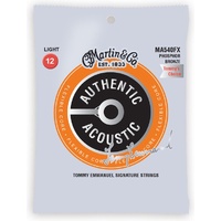 MARTIN Authentic Acoustic Flexible Core Guitar String Set 12-54 Light (Tommy's Choice) MA540FX