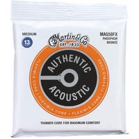 MARTIN Authentic Acoustic Flexible Core Guitar String Set 13-56 Medium MA550FX