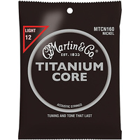 Martin Titanium Core Acoustic Guitar Strings