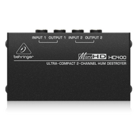 BEHRINGER Micro HD400 Ultra Compact 2-Channel Hum Destroyer