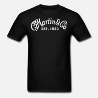 MARTIN CFM Logo Black T-Shirt Large