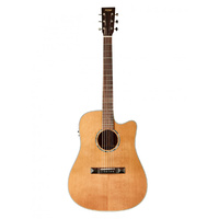 TASMAN TA100-CE Cutaway Acoustic Electric Guitar