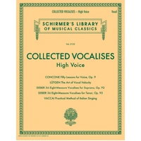 Collected Vocalises for High Voice