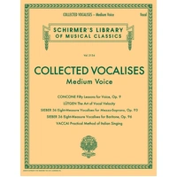 Collected Vocalises for Medium Voice