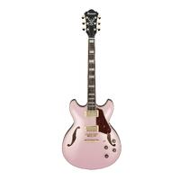 IBANEZ AS73G Artcore Hollow Body Rose Gold Metallic Flat Electric Guitar