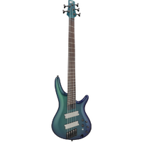 IBANEZ SRMS725BCM 5 String Electric Bass Guitar Blue Chameleon