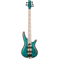 IBANEZ SR1425BCGL 5 String Electric Bass Guitar Caribbean Green Low Gloss