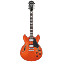 IBANEZ AS73T Transparent Tangerine Flat Artcore Semi-Hollowbody Electric Guitar