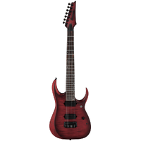 IBANEZ RGD721FA 7 String Wine Red Burst Flat Electric Guitar