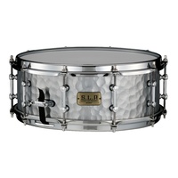 TAMA S.L.P 14x5.5 Vintage Hammered Steel Snare Drum LST1455H
