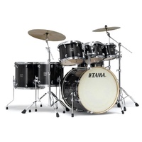 TAMA Superstar Classic 7 Pce Transparent Black Burst Drum Kit CL72STPB