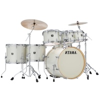 TAMA Superstar Classic 7 Pce Vintage White Sparkle Drum Kit CK72SVWS