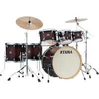 TAMA Superstar Classic 7 Pce Garnet Burst Lacebark Pine Drum Kit CL72SPPGBP