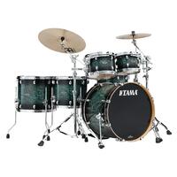 TAMA Starclassic Performer MBS52RZS 5 Pce Molten Steel Blue Burst Shell Drum Kit