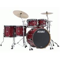 TAMA Starclassic Performer MBS52RZBNS 6 Pce Crimson Red Waterfall Shell Drum Kit