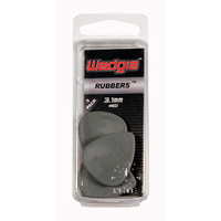 WEDGIE Rubber Guitar Picks 3 Pack -Soft