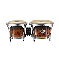 MEINL Free Ride Professional Wood Bongos Brown Burl FWB400BB