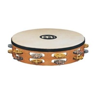MEINL Headed Recording 10 Inch Tambourine w/Dual Alloy Jingles