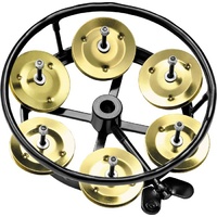 MEINL Hi Hat Tambourine Brass Jingles THH1B-BK