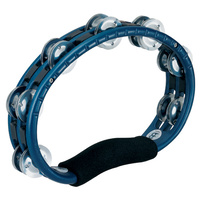 MEINL Handheld Tambourine Blue ABS w/Aluminum Jingles TMT1A-B