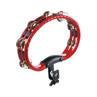 MEINL Mountable Tambourine Red w/Steel Jingles