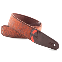 RIGHT ON Mojo Sandokan-60 Light Brown Guitar Strap