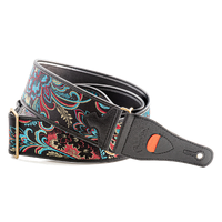 RIGHT ON Talisman Beppu II Teal Guitar Strap