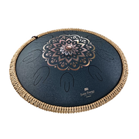 MEINL Sonic Energy Octave Steel Tongue Drum OSTD2NBE - Navy Blue Engraved