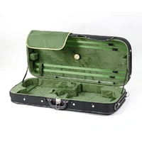 TG Violin/Viola Double Case - Woodshell Black/Green