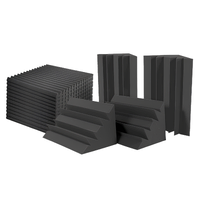 AURALEX Studiofoam Project2 Room Kit 12 Panels/4 Bass Traps - Charcoal