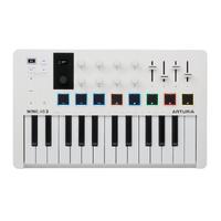 ARTURIA MiniLab MK3 25 Key USB MIDI Controller - White
