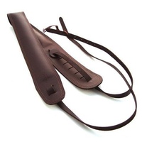 DSL Brown/Brown Leather Saddle Banjo Strap