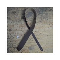 COLONIAL LEATHER Brown 2.5" Leather Guitar Strap