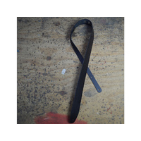 COLONIAL LEATHER Black 2.5" Leather Guitar Strap