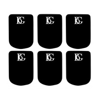 BG Small Black Mouthpiece Cushions - 0.8mm Pack of 6