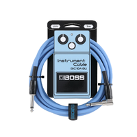 BOSS Bic Color 10ft Instrument Cable BIC-10A-BU Blue