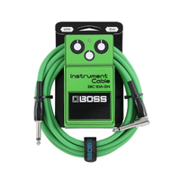 BOSS Bic Color 10ft Instrument Cable BIC-10A-GN Green