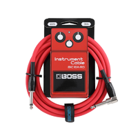 BOSS Bic Color 10ft Instrument Cable BIC-10A-RD Red